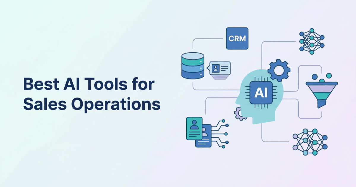 Best AI tools for sales operations - CRM automation, workflow optimization, and revenue team productivity