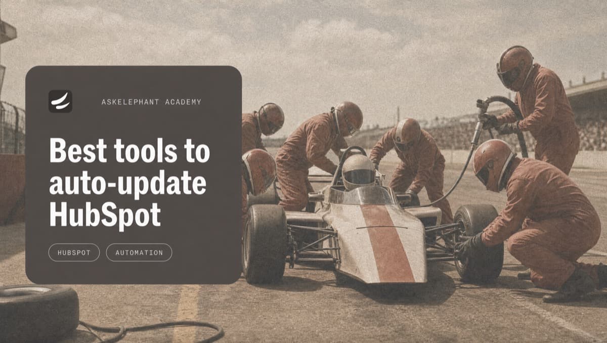 Best tools to auto-update HubSpot after meetings - comparison for revenue teams
