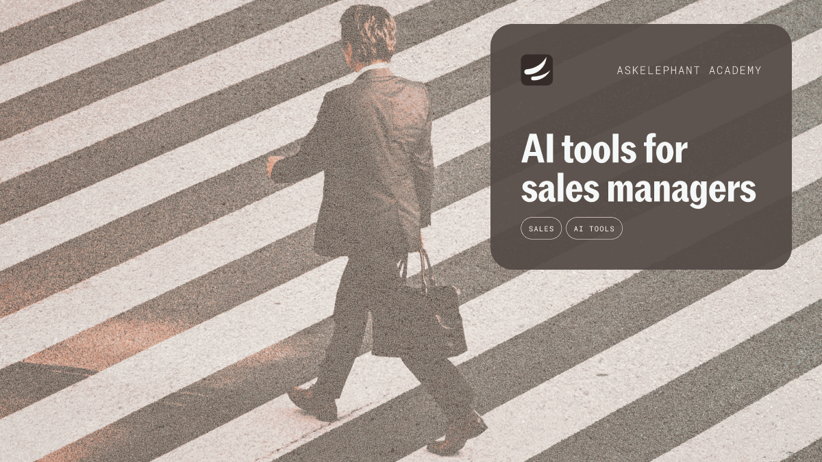 AI tools for sales managers comparing coaching, deal visibility, CRM updates, and follow-up workflows