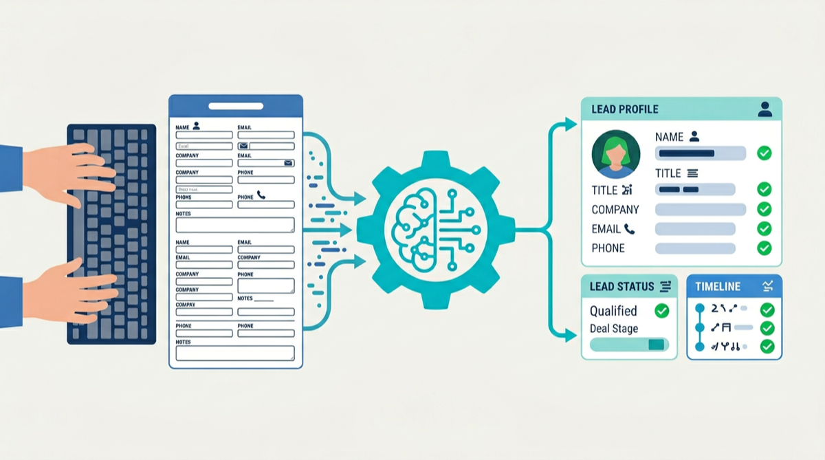 AI tools reducing manual CRM data entry for sales teams in HubSpot and Salesforce