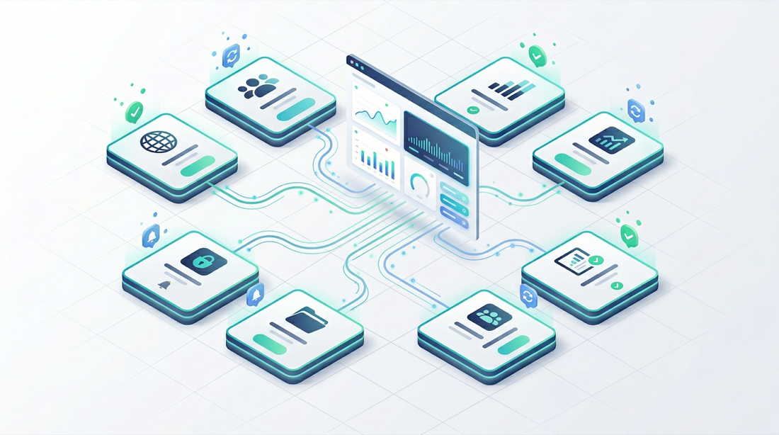 What is multi-account automation — CRM updates and conversation data flowing across client accounts